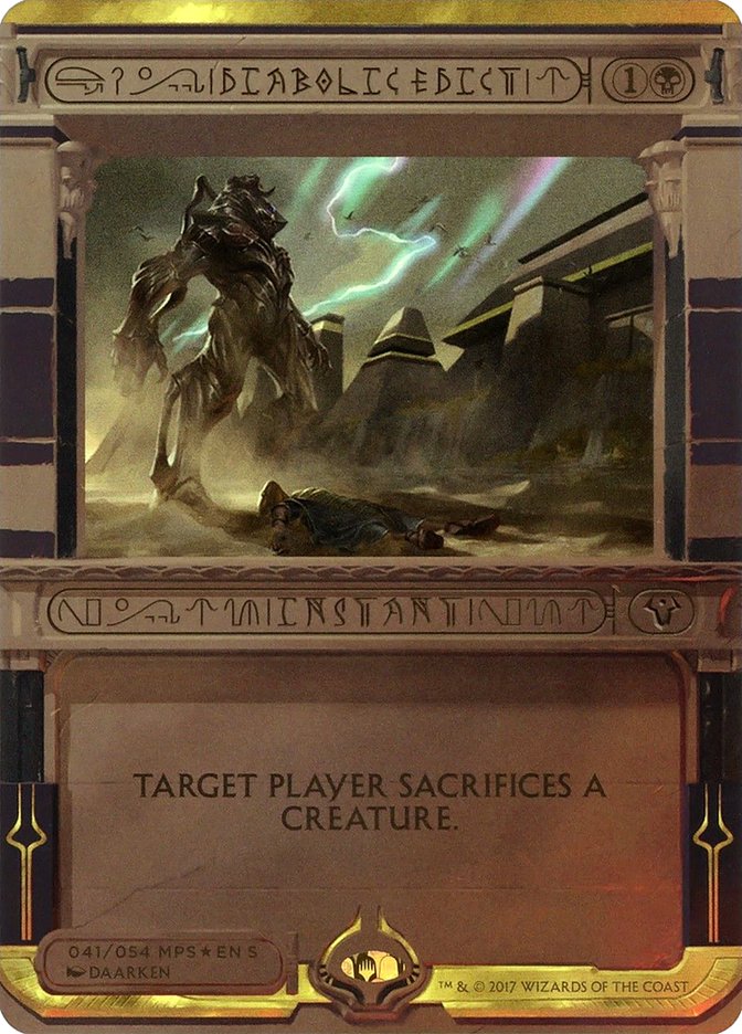 Diabolic Edict (Invocation) [Amonkhet Invocations] | Webway Games