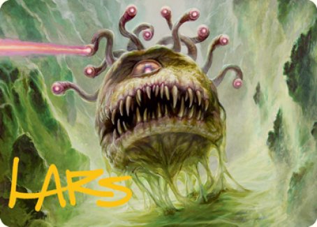 Beholder Art Card (Gold-Stamped Signature) [Dungeons & Dragons: Adventures in the Forgotten Realms Art Series] | Webway Games