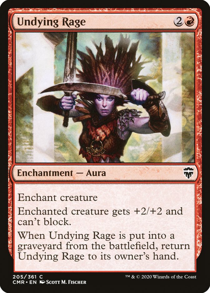 Undying Rage [Commander Legends] | Webway Games