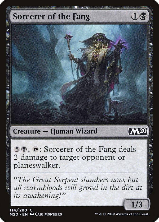 Sorcerer of the Fang [Core Set 2020] | Webway Games