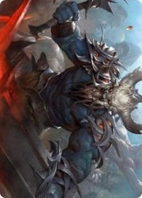 Frenzied Raider Art Card [Kaldheim: Art Series] | Webway Games