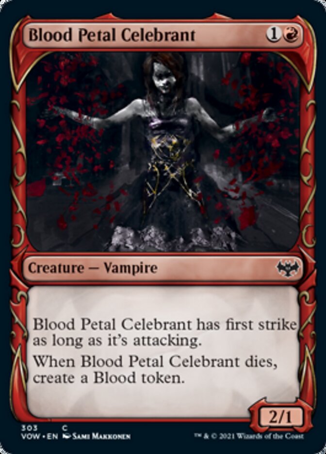 Blood Petal Celebrant (Showcase Fang Frame) [Innistrad: Crimson Vow] | Webway Games