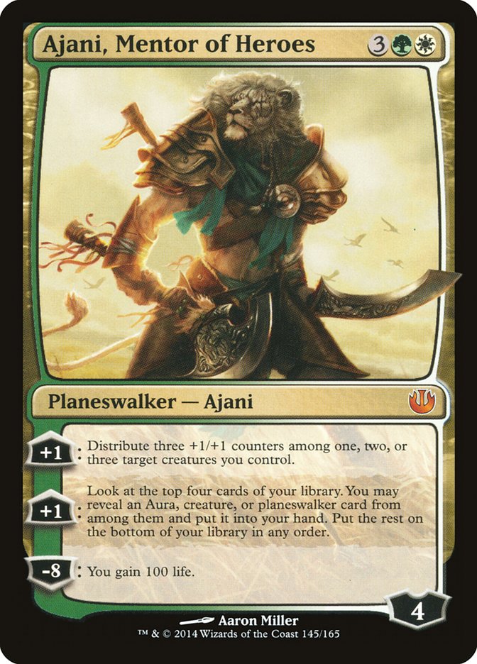 Ajani, Mentor of Heroes [Journey into Nyx] | Webway Games