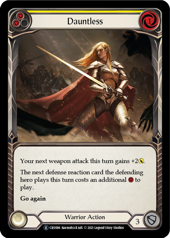 Dauntless (Yellow) [CRU086] Unlimited Normal | Webway Games