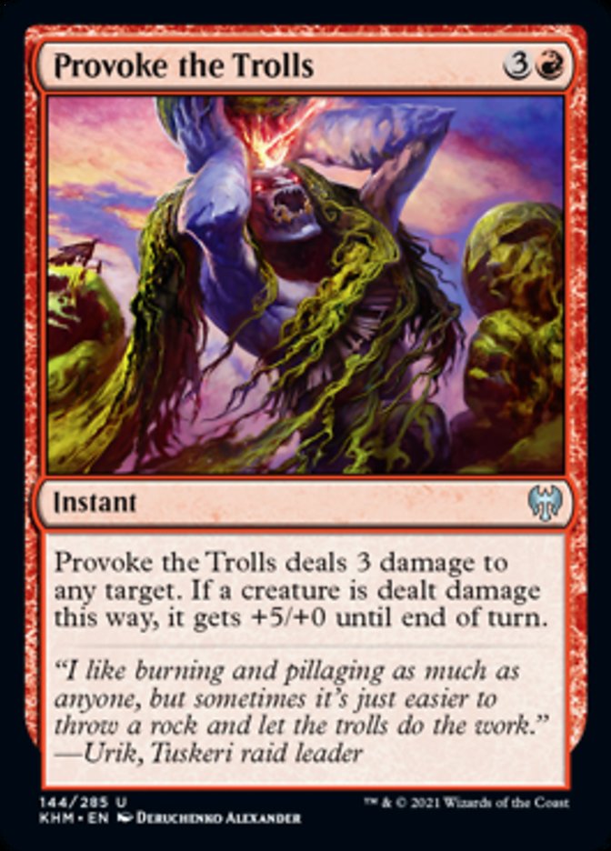 Provoke the Trolls [Kaldheim] | Webway Games