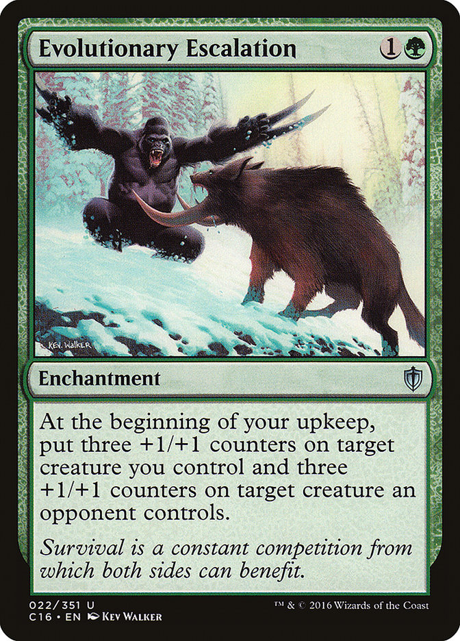 Evolutionary Escalation [Commander 2016] | Webway Games
