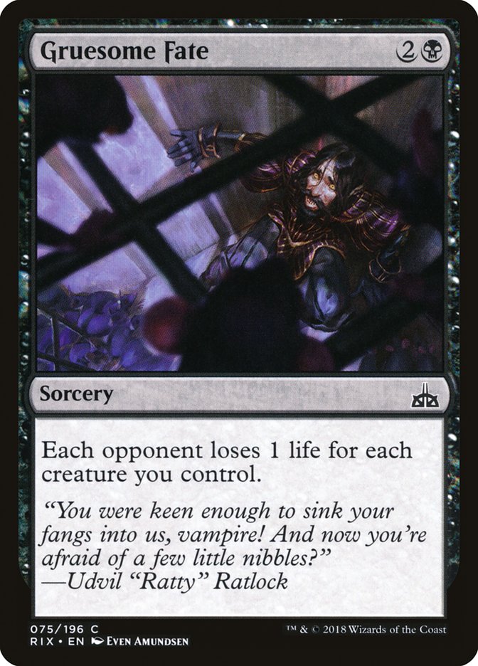 Gruesome Fate [Rivals of Ixalan] | Webway Games