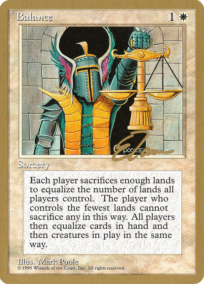 Balance (Eric Tam) [Pro Tour Collector Set] | Webway Games