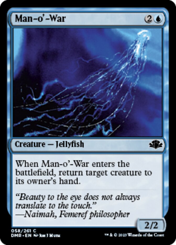 Man-o'-War [Dominaria Remastered] | Webway Games