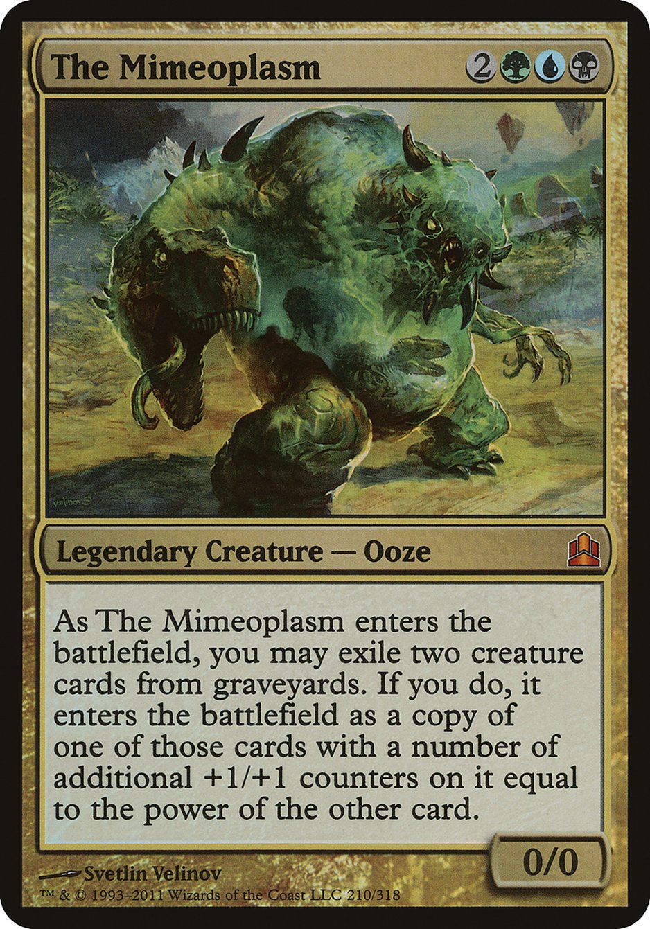 The Mimeoplasm (Oversized) [Commander 2011 Oversized] | Webway Games