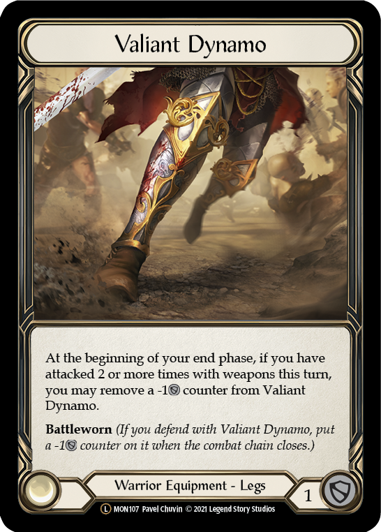 Valiant Dynamo (Rainbow Foil) [U-MON107-RF] Unlimited Rainbow Foil | Webway Games