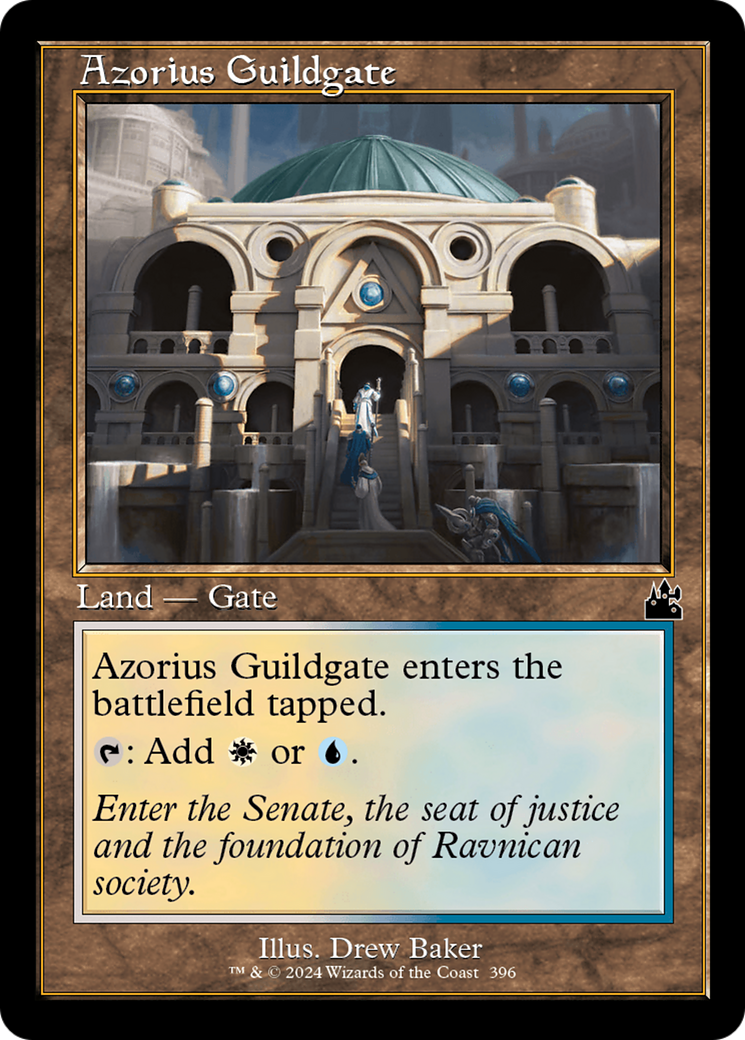 Azorius Guildgate (Retro Frame) [Ravnica Remastered] | Webway Games
