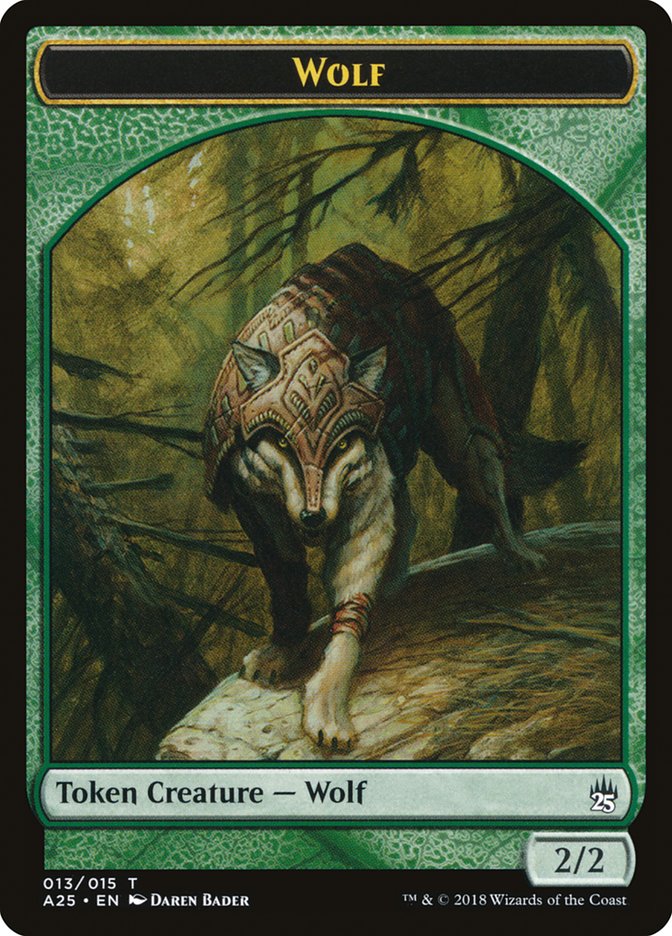 Wolf [Masters 25 Tokens] | Webway Games