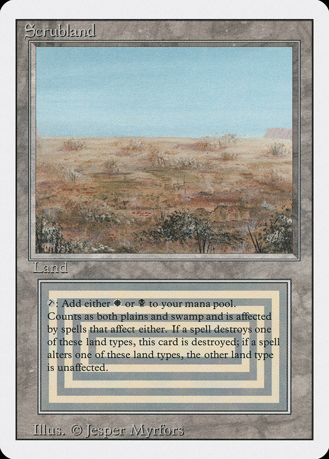 Scrubland [Revised Edition] | Webway Games