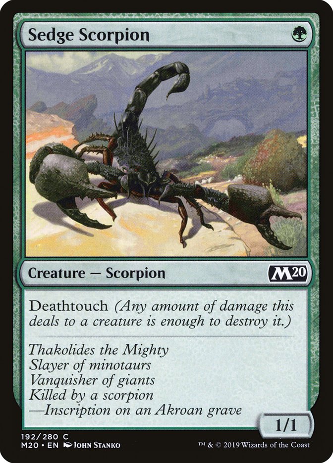 Sedge Scorpion [Core Set 2020] | Webway Games