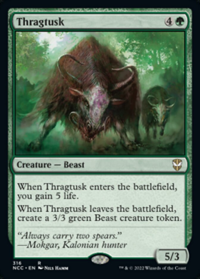Thragtusk [Streets of New Capenna Commander] | Webway Games