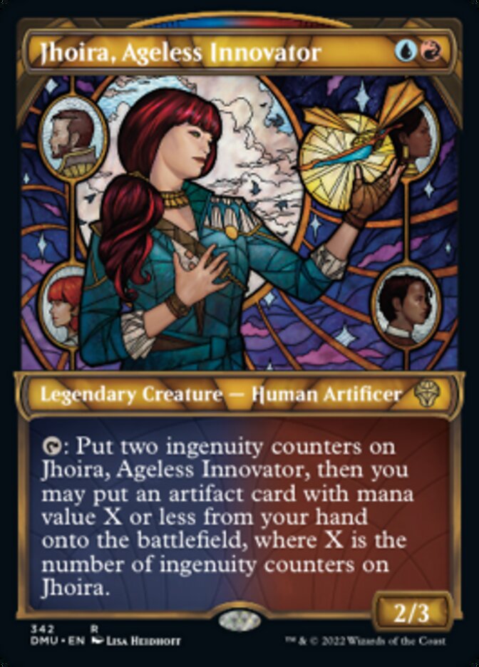 Jhoira, Ageless Innovator (Showcase Textured) [Dominaria United] | Webway Games