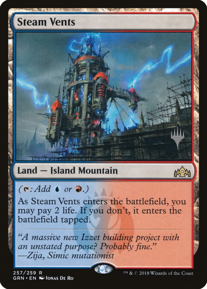 Steam Vents (Promo Pack) [Guilds of Ravnica Promos] | Webway Games