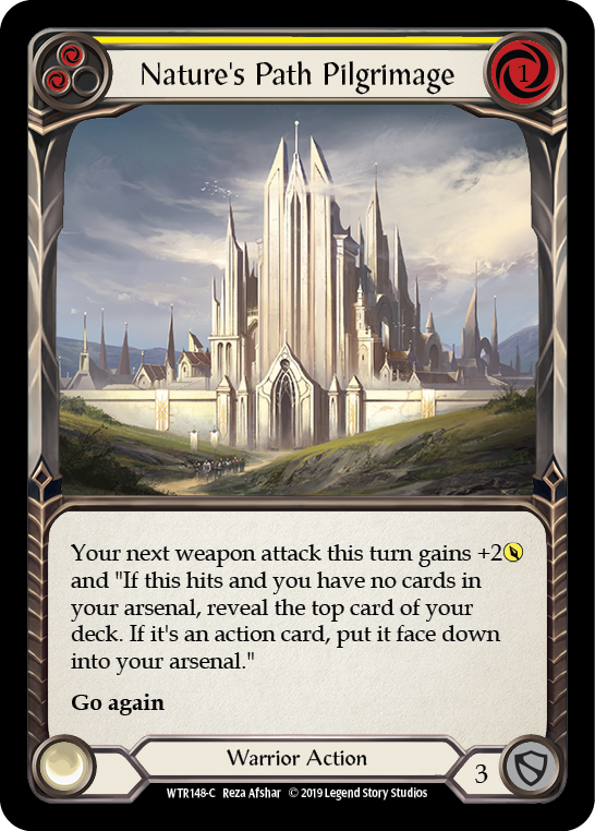 Nature's Path Pilgrimage (Yellow) [WTR148-C] Alpha Print Normal | Webway Games