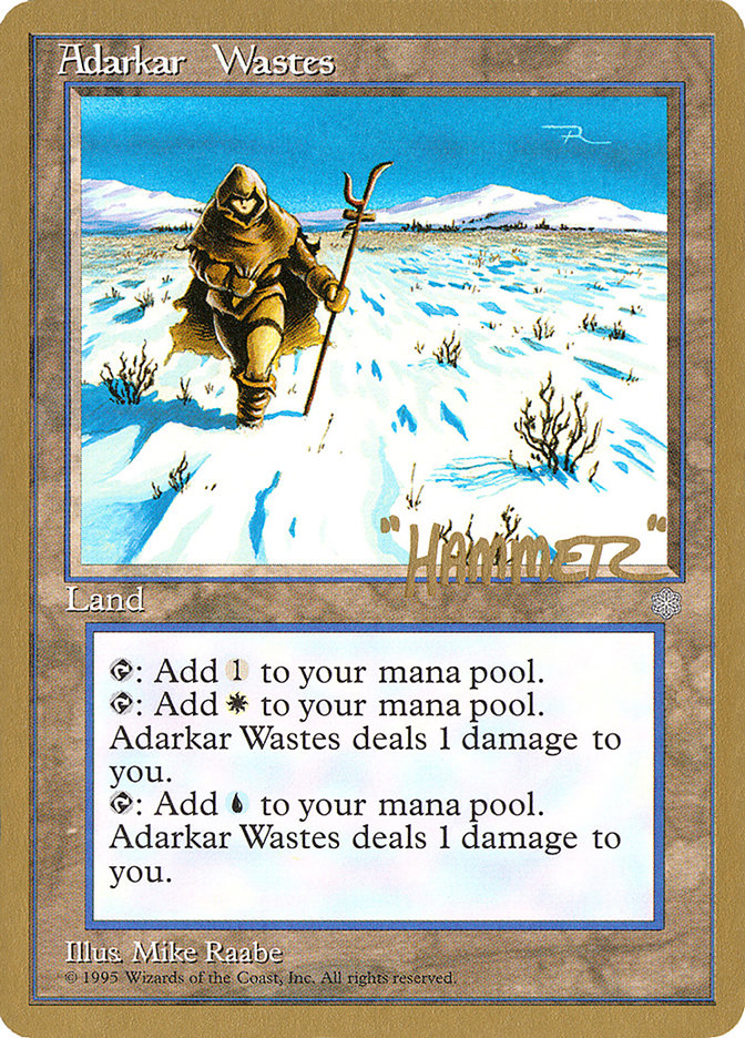 Adarkar Wastes (Shawn "Hammer" Regnier) [Pro Tour Collector Set] | Webway Games