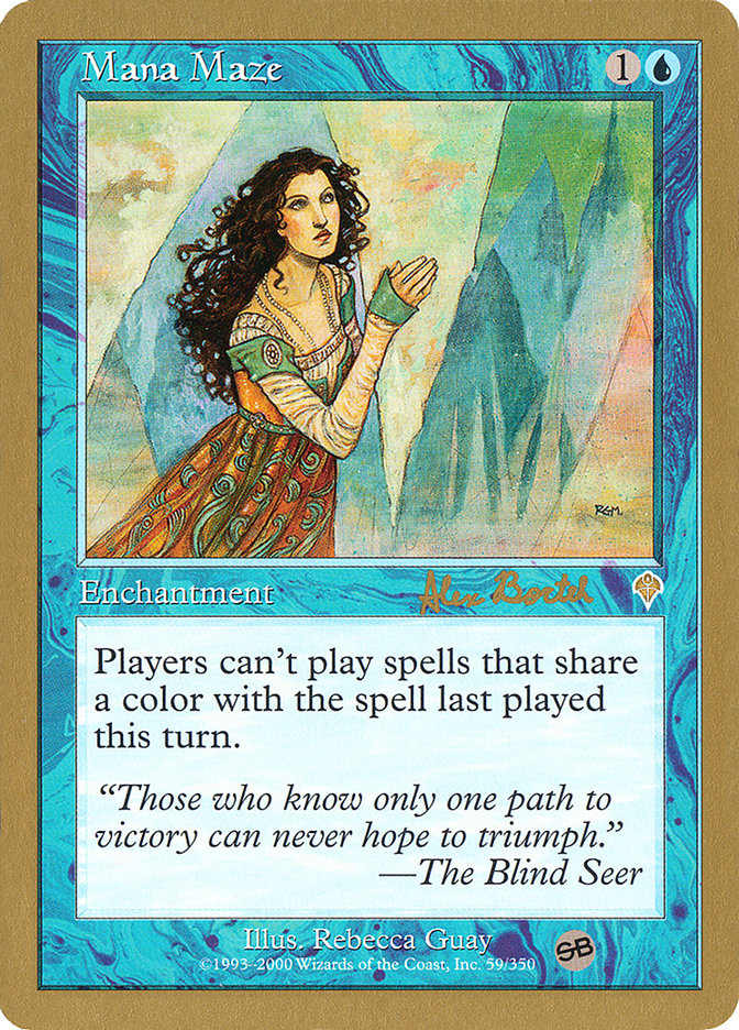 Mana Maze (Alex Borteh) (SB) [World Championship Decks 2001] | Webway Games