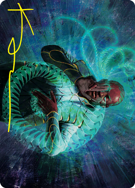 Biomathematician Art Card (Gold-Stamped Signature) [Strixhaven: School of Mages Art Series] | Webway Games