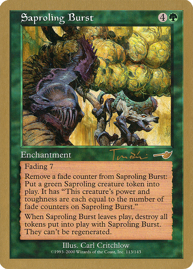 Saproling Burst (Jan Tomcani) [World Championship Decks 2001] | Webway Games