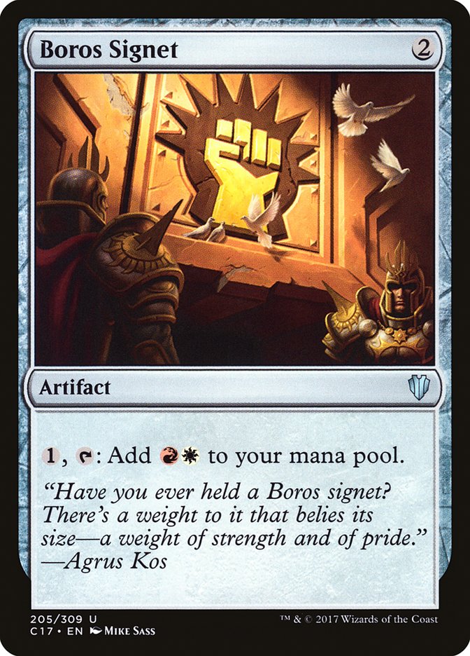 Boros Signet [Commander 2017] | Webway Games