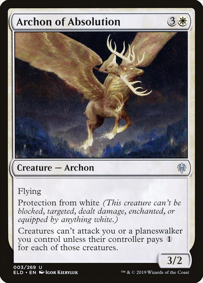Archon of Absolution [Throne of Eldraine] | Webway Games