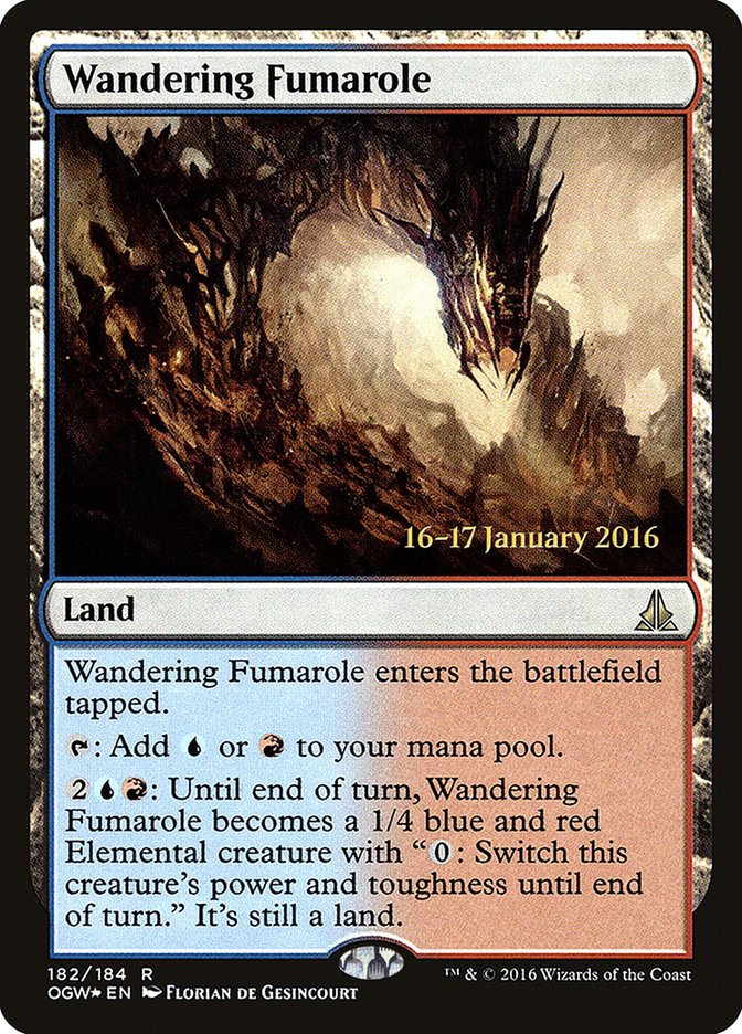 Wandering Fumarole (Prerelease) [Oath of the Gatewatch Prerelease Promos] | Webway Games