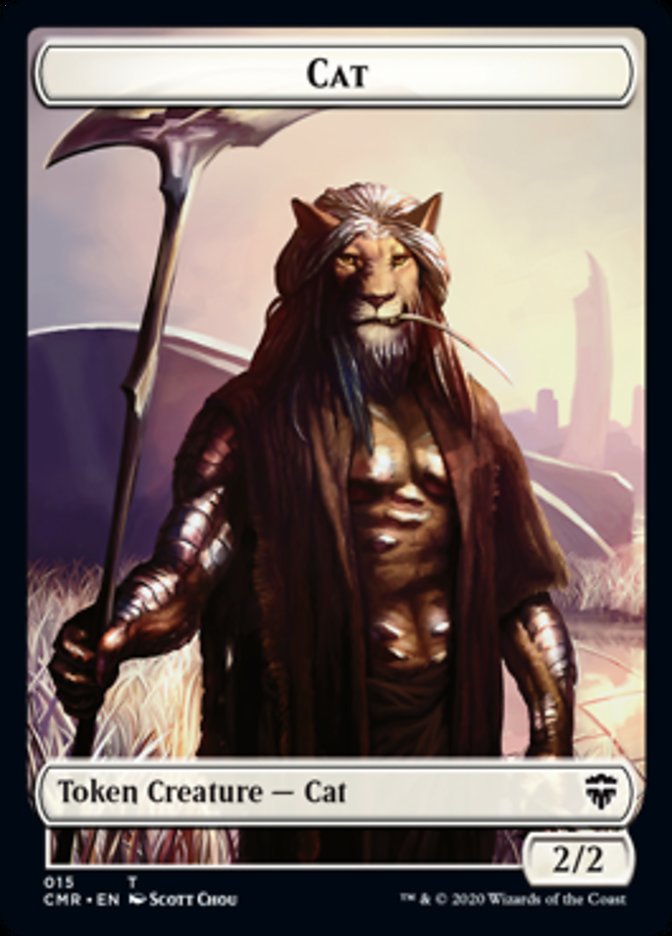 Cat // Soldier Token [Commander Legends Tokens] | Webway Games