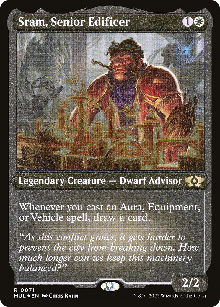 Sram, Senior Edificer (Foil Etched) [Multiverse Legends] | Webway Games