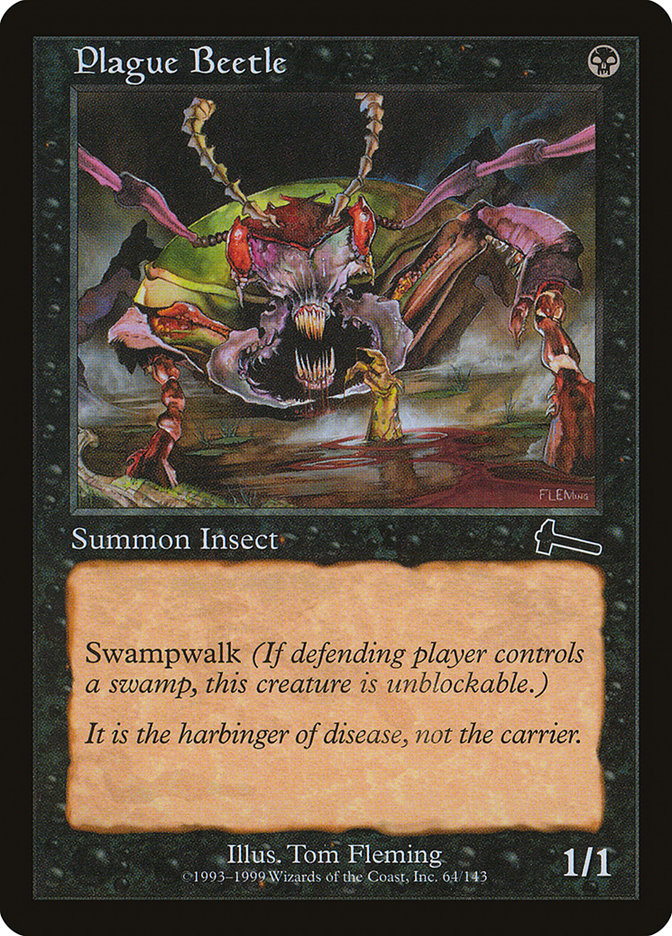 Plague Beetle [Urza's Legacy] | Webway Games