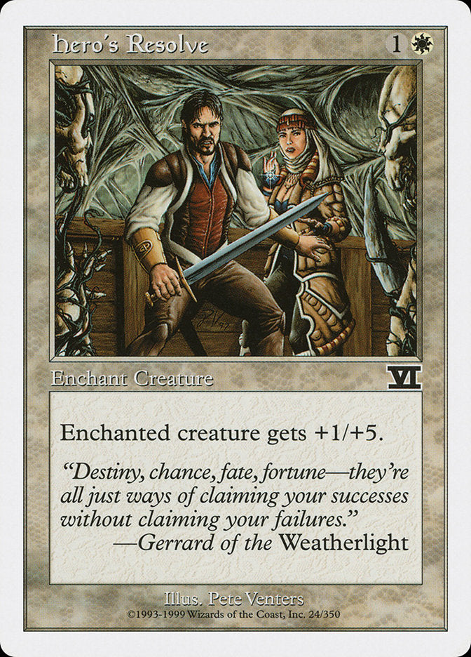 Hero's Resolve [Classic Sixth Edition] | Webway Games