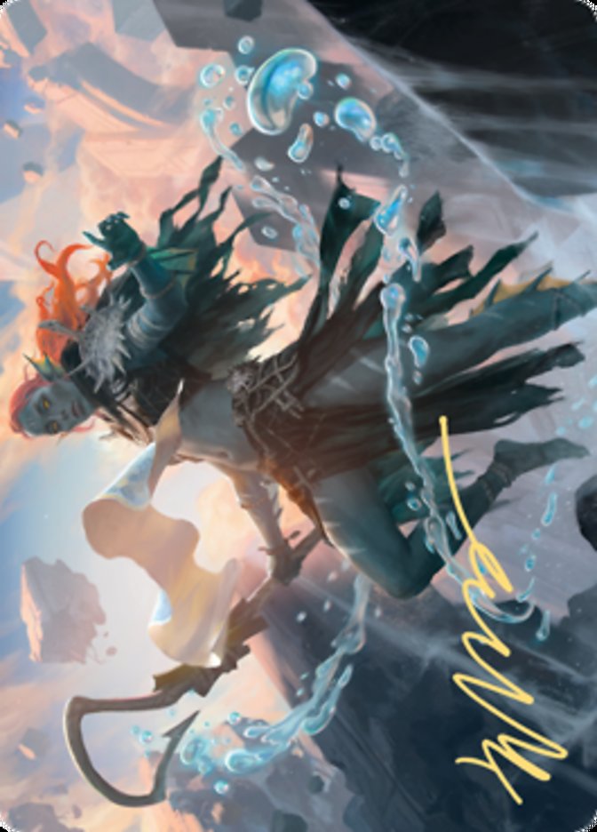 Expedition Diviner Art Card (Gold-Stamped Signature) [Zendikar Rising Art Series] | Webway Games