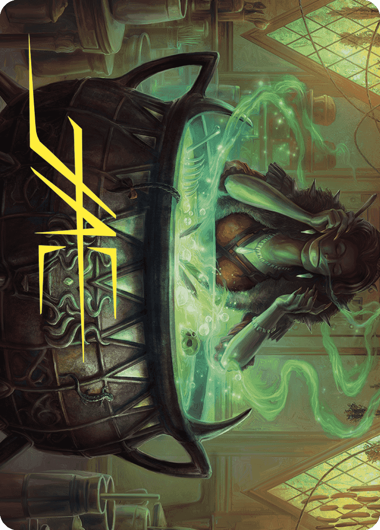 Agatha's Soul Cauldron Art Card (Gold-Stamped Signature) [Wilds of Eldraine Art Series] | Webway Games