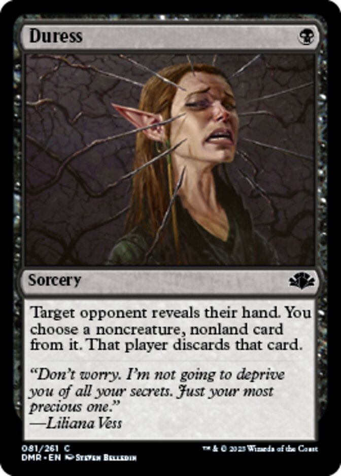 Duress [Dominaria Remastered] | Webway Games