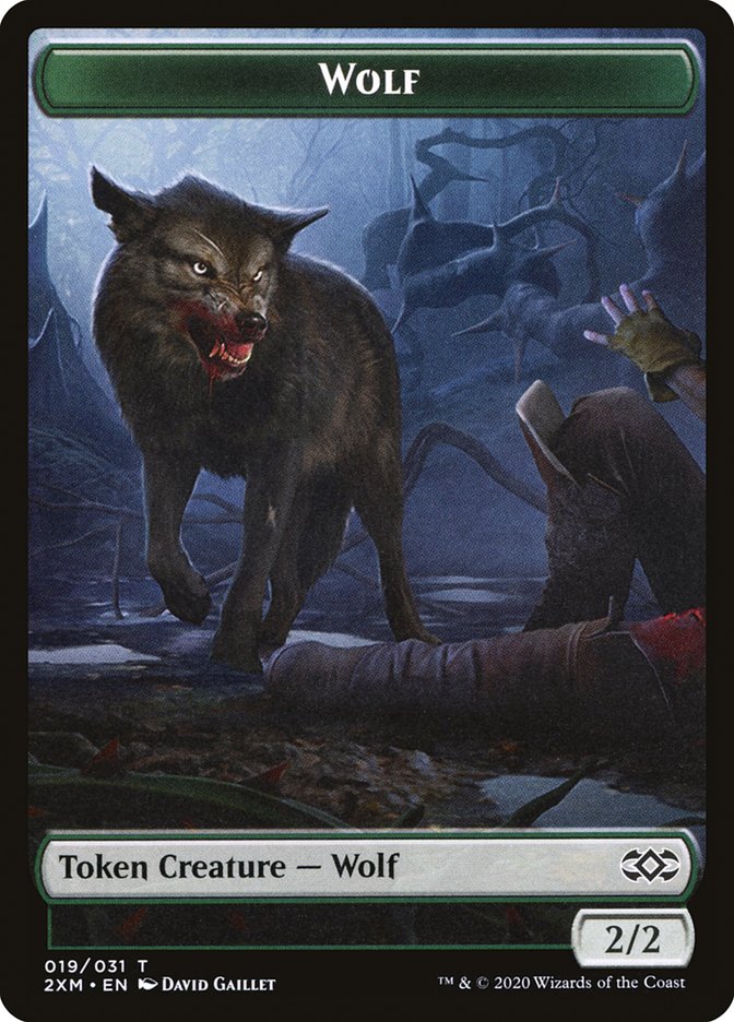 Wolf Token [Double Masters] | Webway Games