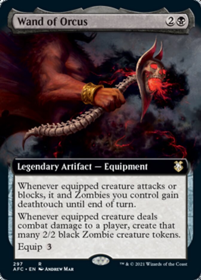 Wand of Orcus (Extended) [Dungeons & Dragons: Adventures in the Forgotten Realms Commander] | Webway Games