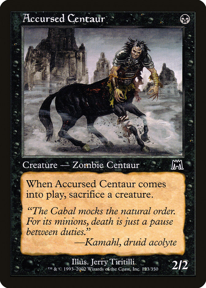 Accursed Centaur [Onslaught] | Webway Games