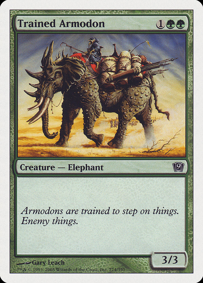 Trained Armodon [Ninth Edition] | Webway Games