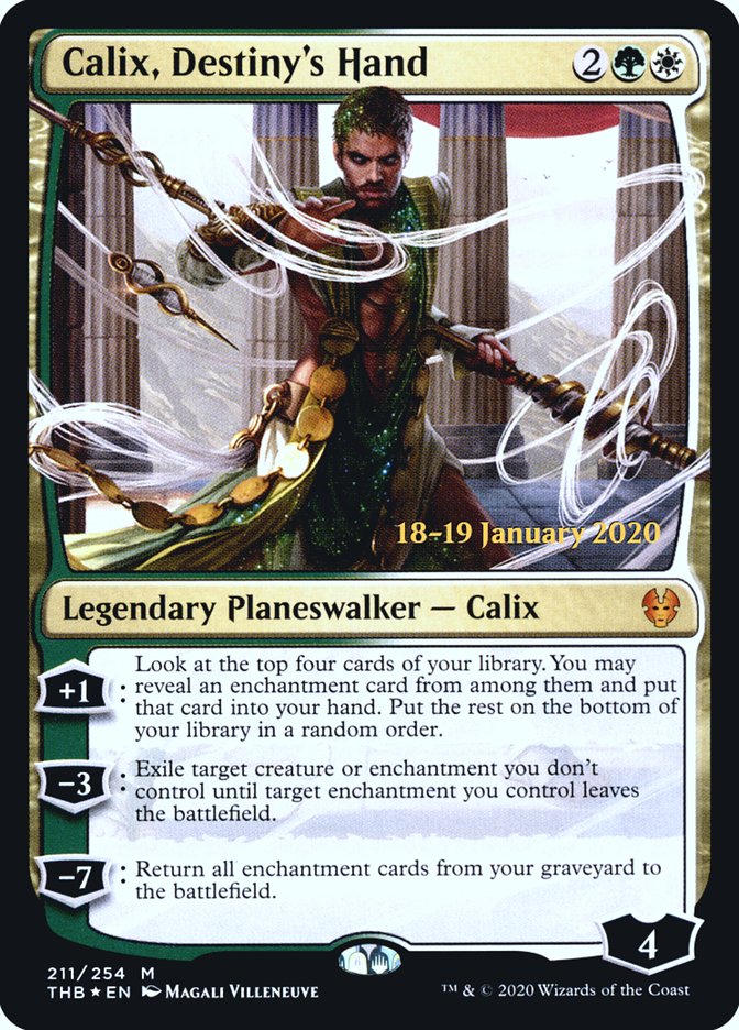 Calix, Destiny's Hand [Theros Beyond Death Prerelease Promos] | Webway Games