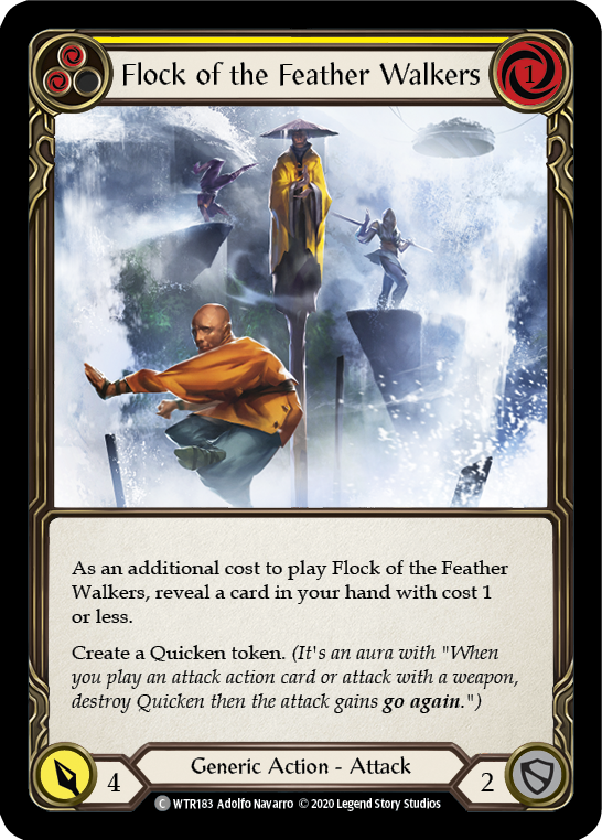 Flock of the Feather Walkers (Yellow) [U-WTR183] (Welcome to Rathe Unlimited)  Unlimited Normal | Webway Games