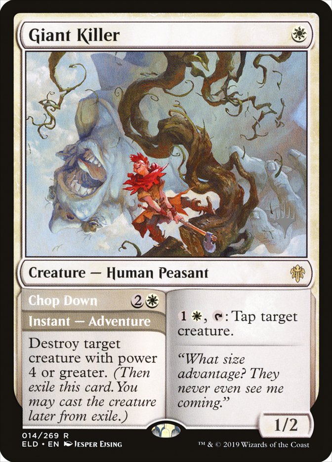 Giant Killer // Chop Down (Promo Pack) [Throne of Eldraine Promos] | Webway Games