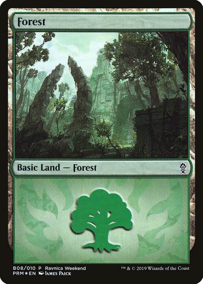 Forest (B08) [Ravnica Allegiance Guild Kit] | Webway Games