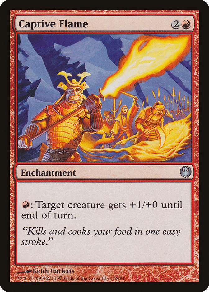 Captive Flame [Duel Decks: Knights vs. Dragons] | Webway Games