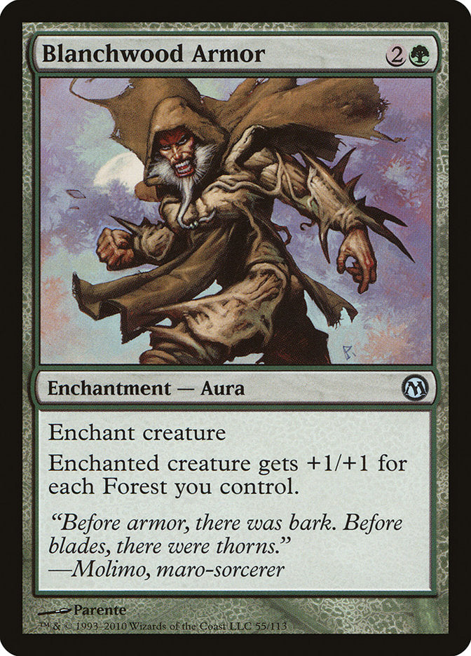 Blanchwood Armor [Duels of the Planeswalkers] | Webway Games