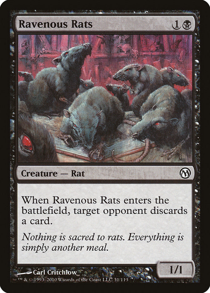 Ravenous Rats [Duels of the Planeswalkers] | Webway Games
