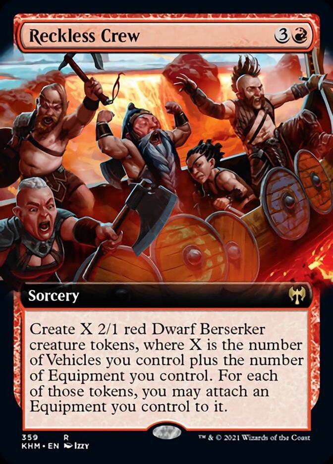 Reckless Crew (Extended Art) [Kaldheim] | Webway Games