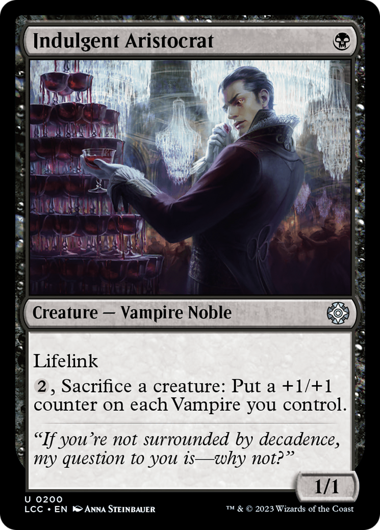Indulgent Aristocrat [The Lost Caverns of Ixalan Commander] | Webway Games